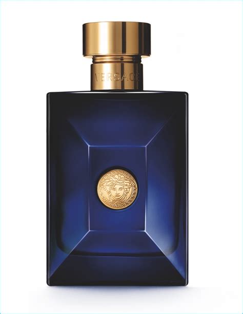 versace perfume dark blue bottle